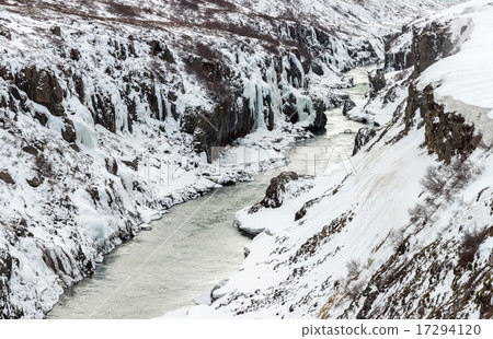 Winter landscape Iceland 17294120