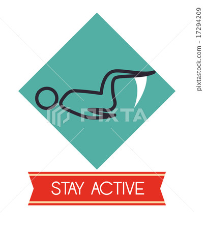Be Active design - Stock Illustration [17294209] - PIXTA