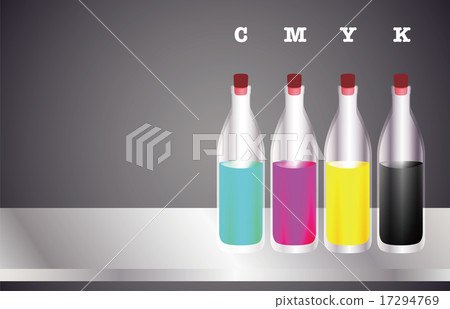 矢量 化工廠 用於印刷的四分色 17294769