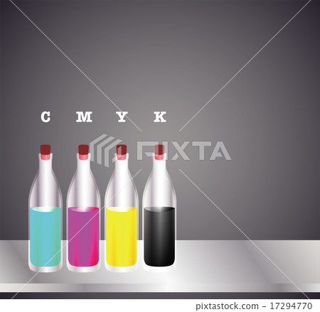 矢量 化工廠 用於印刷的四分色 17294770