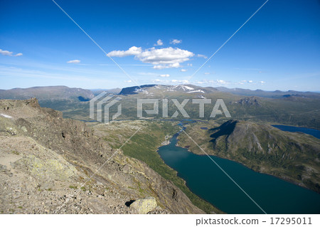 Besseggen Ridge in Jotunheimen Park, Norway Besseggen Ridge in Jotunheimen Park, Norway 17295011