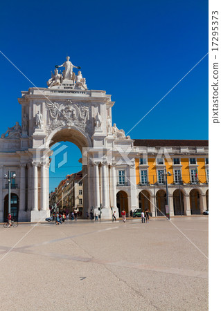 Rua Augusta Arch in Lisbon, Portugal 17295373