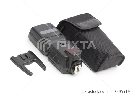 camera flash on the white background 17295519