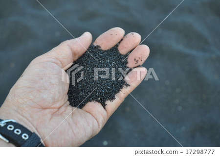 夏威夷島黑沙灘 夏威夷島黑沙灘 17298777