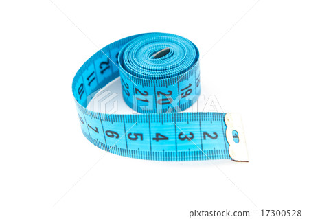 Photo blue measuring tape Photo blue measuring tape 17300528