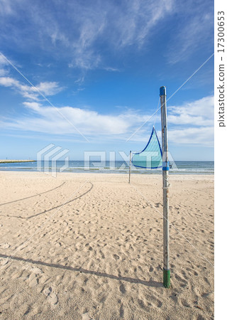 Beach-volleyball, field at the Baltic Sea 17300653
