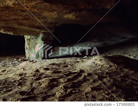 Underground cave entrance Underground cave entrance 17300803