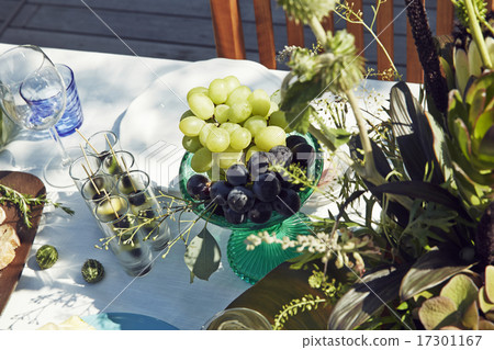 Garden Party Menu Stock Photo 17301167 Pixta