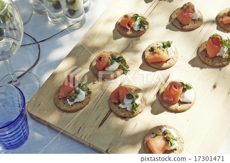 Garden Party Menu Stock Photo 17301471 Pixta