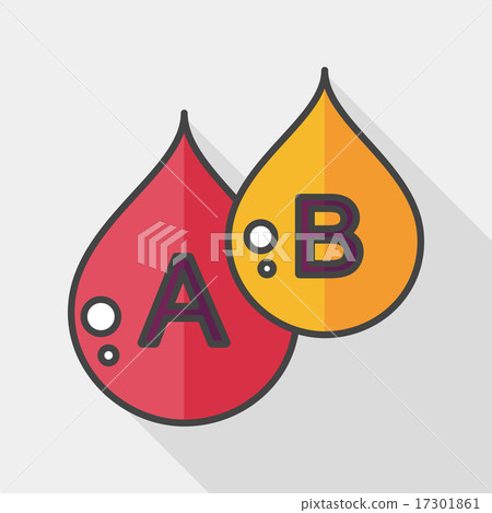 blood flat icon with long shadow blood flat icon with long shadow 17301861