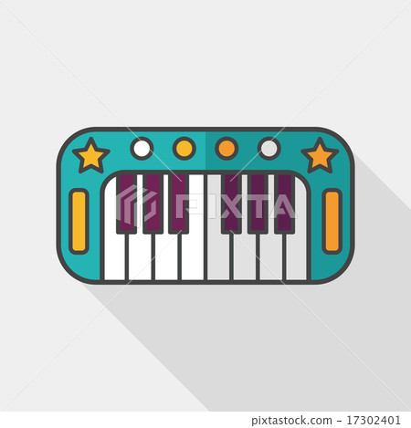 piano flat icon with long shadow,eps10 piano flat icon with long shadow,eps10 17302401