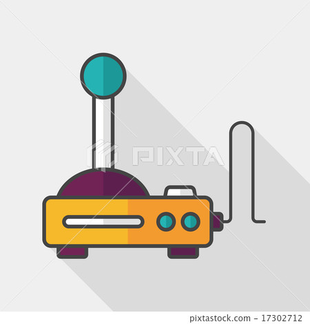 joystick flat icon with long shadow,eps10 joystick flat icon with long shadow,eps10 17302712