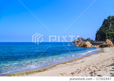 Noto Peninsula Wind Rock in the summer 17302847