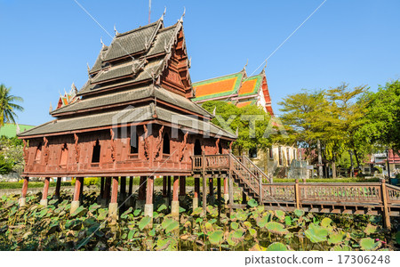Thai wooden temple, Thailand 17306248