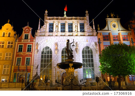 Poseidon statue of a foreign country 17306916