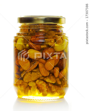 Nuts in honey 17307386