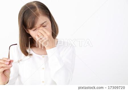 Senior woman with tired eyes 17309720