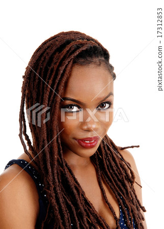 African American lady looking in camera. African American lady looking in camera. 17312853