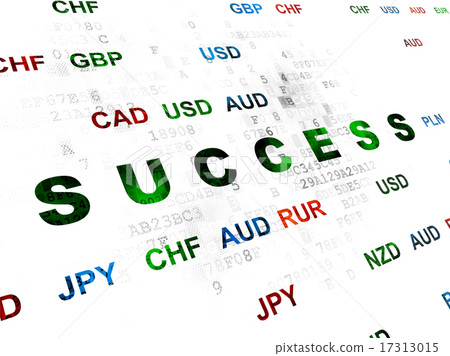 Finance concept: Success on Digital background Finance concept: Success on Digital background 17313015