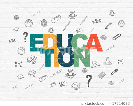 Learning concept: Education on wall background 17314023