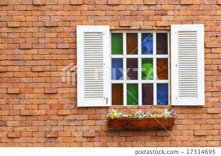 Beautiful vintage window style from thailand 17314695