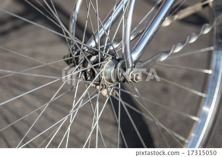 Close up bike wheel Close up bike wheel 17315050