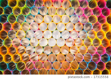 Colorful straw for background Colorful straw for background 17315558