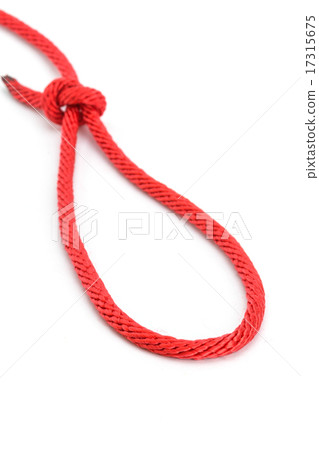 Red rope with knotted Red rope with knotted 17315675