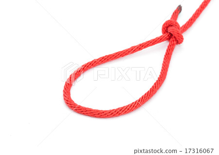Red rope with knotted Red rope with knotted 17316067