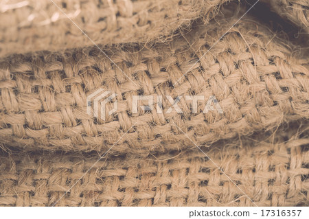 texture of old crumpled burlap 17316357