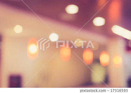 blurred image of shopping mall with bokeh 17316593
