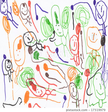 Abstract Children Drawing Abstract Children Drawing 17319979