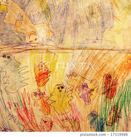 Abstract Children Drawing Abstract Children Drawing 17319986