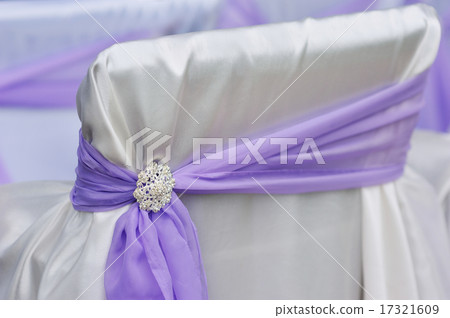 decoration chair purple bow brooch decoration chair purple bow brooch 17321609