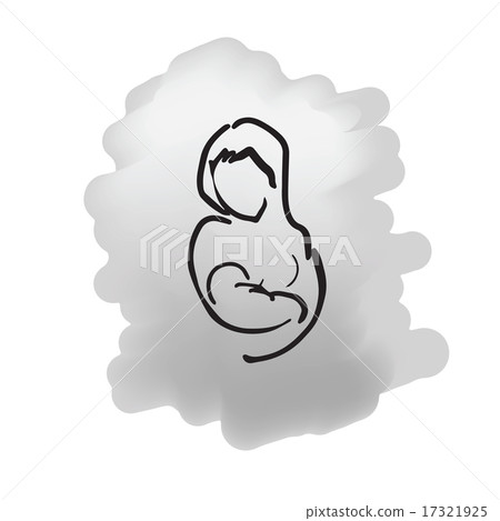 Mom and baby breast feeding 2 17321925