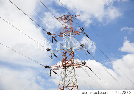 High voltage power pylons High voltage power pylons 17322820