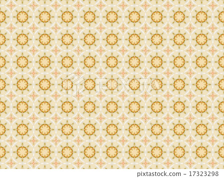 orange color drawing in kaleidoscope pattern  17323298