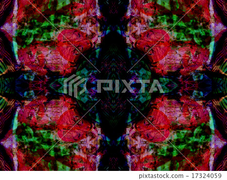 Red seamless mandala design Red seamless mandala design 17324059