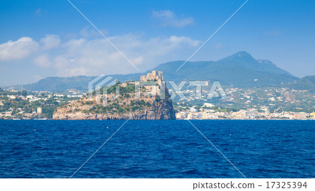 Landscape of Ischia with Aragonese Castle 17325394