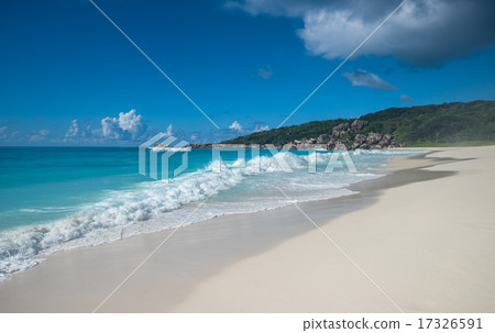 Grand Anse tropical beach, Seychelles Grand Anse tropical beach, Seychelles 17326591