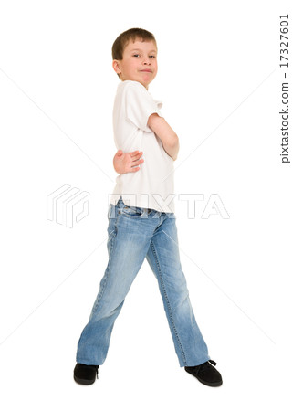 boy posing on white 17327601