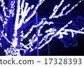 Illumination of Christmas Eve with a beautiful blur 17328393
