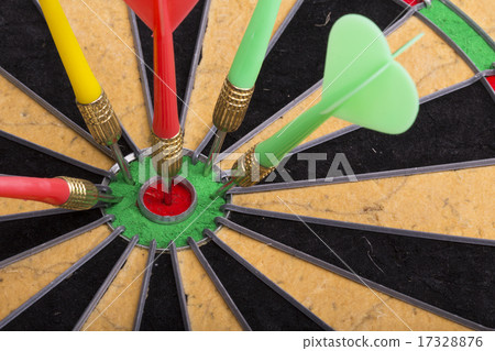 the darts hit the target 17328876
