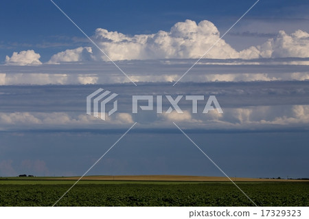 Storm Clouds Prairie Sky 17329323