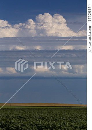 Storm Clouds Prairie Sky 17329324