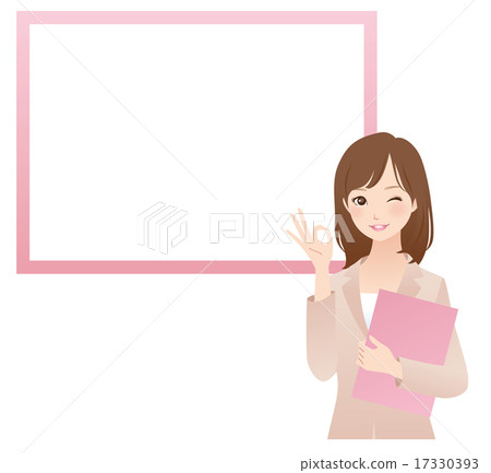 A woman's copy space wearing a suit A woman's copy space wearing a suit 17330393