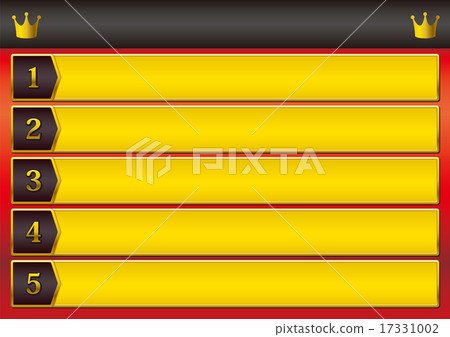 Ranking table Horizontal type 17331002