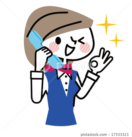 電話業務的女人 17333321