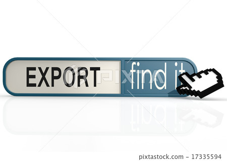 Export word on the blue find it banner Export word on the blue find it banner 17335594