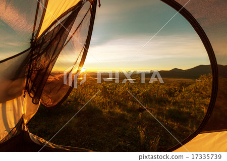 Tent in mountains 17335739